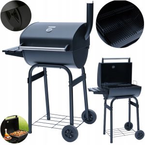 DUŻY GRILL OGRODOWY LANDGRAF + PÓŁKI + POPIELNIK